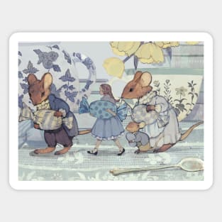 Mouse family Magnet